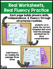 Interactive Reading Passages - Blends and Digraphs