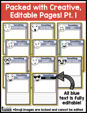 Editable Memory Book - Emoji Theme