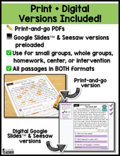 All-in-One Reading Passages - Prefixes and Suffixes