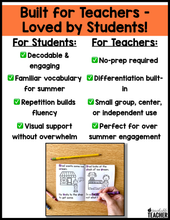 Summer Review Decodable Readers