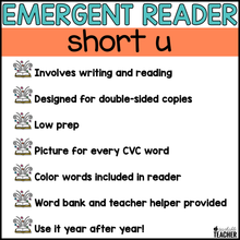 Short U Interactive Emergent Reader