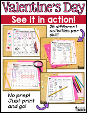 Valentine's Day Phonics Bundle- NO PREP