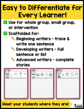 Phonics Based Writing - Diphthongs and R-Controlled Vowels