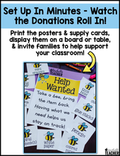 Back to School Night Donation Board