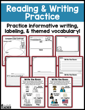 Prepless Kindergarten President's Day - 10+ Activities