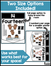 Bunting Banner Number Posters 0-20