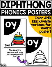Diphthong Phonics Posters