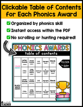 Phonics Awards - Reading Success