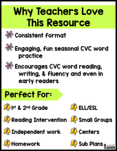 I Spy CVC Words - Spring Edition