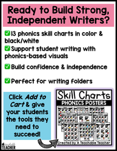 Phonics Skill Charts - Writing Folder Helper