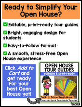 Editable Open House Tour Guides
