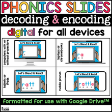 Digital Phonics Consonant -le Words Google Slides for Decoding and Encoding SOR