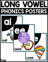 Long Vowel Teams Phonics Posters