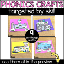 Diphthongs Phonics Crafts
