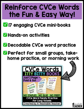 Itty Bitty Books - CVCe Word Family Edition