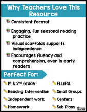 Back to School Reading Comprehension