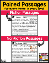 August Guided Reading Passages - Levels A-E