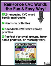 Itty Bitty Books - CVC Word Family Edition