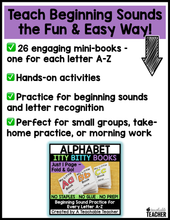 Itty Bitty Books - Alphabet Sounds Edition