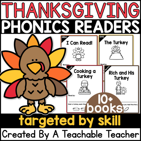 Thanksgiving Decodable Readers