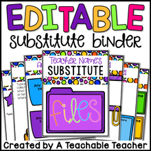 Editable Substitute Binder