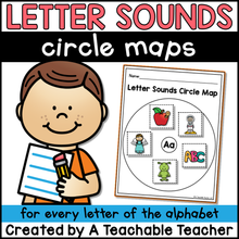 Letter Sounds Circle Maps - For Every Letter of the Alphabet
