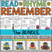 Read Rhyme Remember BUNDLE