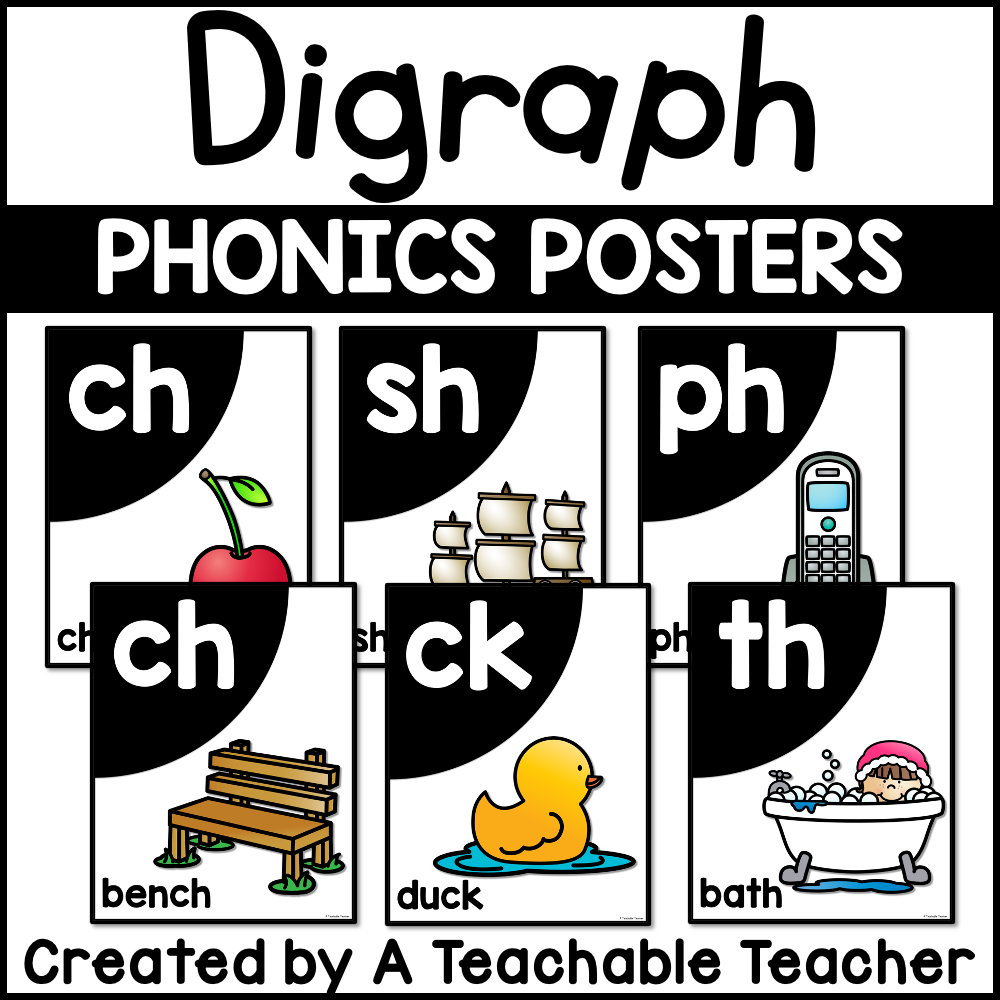 Digraph Phonics Posters A Teachable Teacher