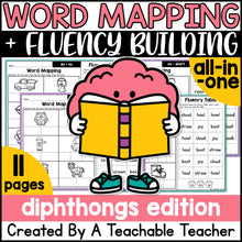 Word Mapping Diphthongs Words