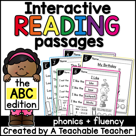 Interactive Reading Passages - The ABC Edition