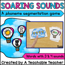 Soaring Sounds Phonemic Awareness Activities: Segmenting & Blending Sounds