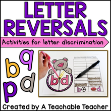 Letter Reversals - Activities for Letter Discrimination