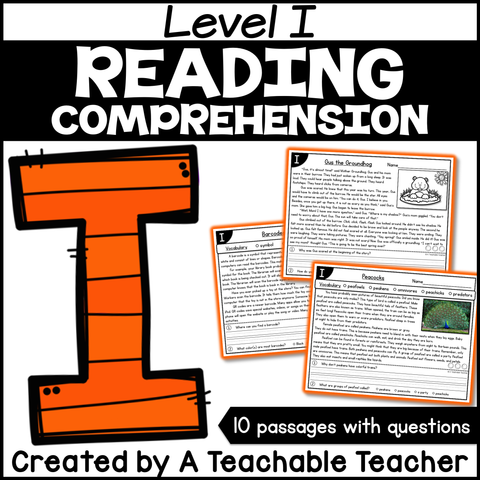 Level I Reading Comprehension Passages and Questions