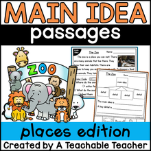 Main Idea Passages - Places Edition