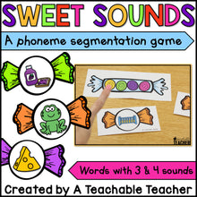 Candy Themed Phonemic Awareness Activities: Segmenting & Blending Sounds
