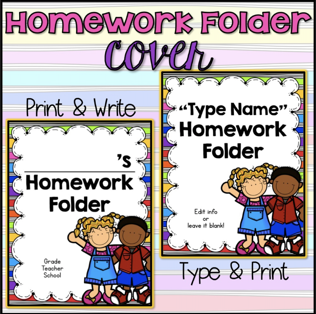 Editable Homework Folder for Primary Grades – A Teachable Teacher editable-homework-folder-for-primary-grades-a-teachable-teacher
