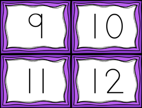 Number and Ten Frame Flashcards