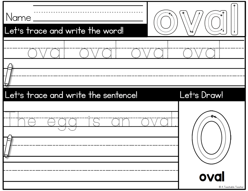Shaping Words Shape Words Trace and Draw β A Teachable Teacher