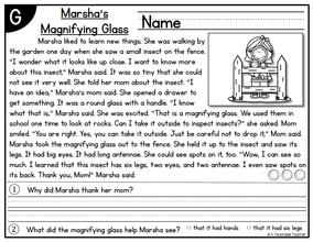April Guided Reading Passages - Levels F-I