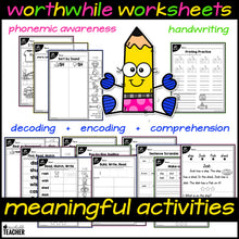 SH Digraph Worksheets for Teaching Digraphs - SH