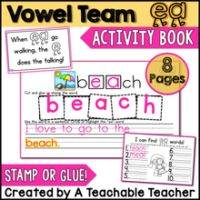 Vowel Team EA Activity Book