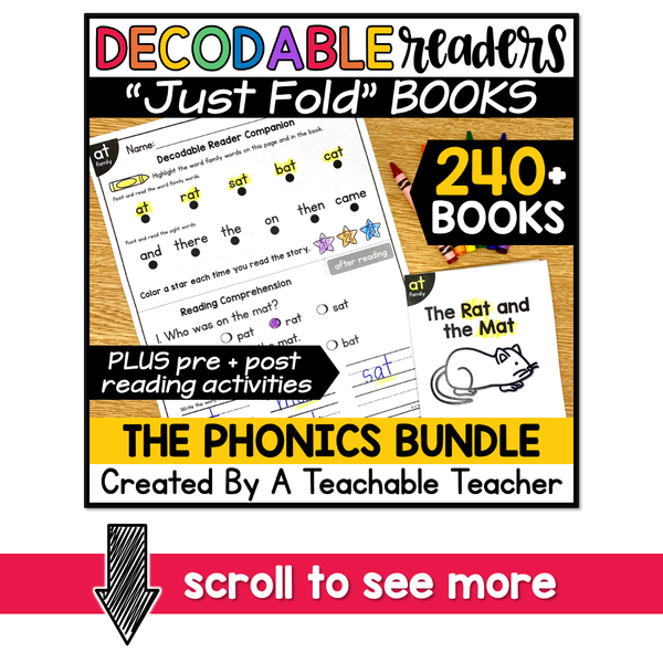 Decodable Readers *SUPER BUNDLE* – A Teachable Teacher