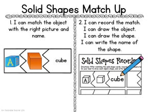 Shapes and Solids Matching Centers