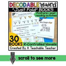 R-Controlled Vowels Decodable Readers