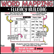 Word Mapping Worksheets - Phonics Bundle