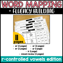 Word Mapping R-Controlled Vowels Words