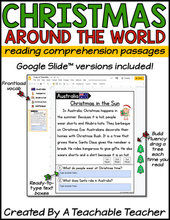 Christmas Holidays Around the World Reading Passages