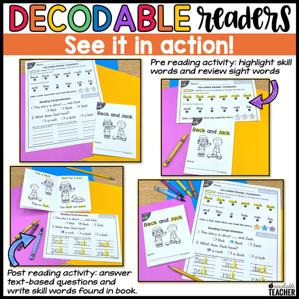 Digraphs Decodable Readers – A Teachable Teacher