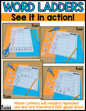Phonics CVC Words Word Ladders and Word Chains