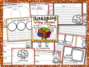 Thanksgiving Writing Activities